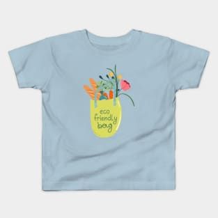 Reusable bag with purchases Kids T-Shirt